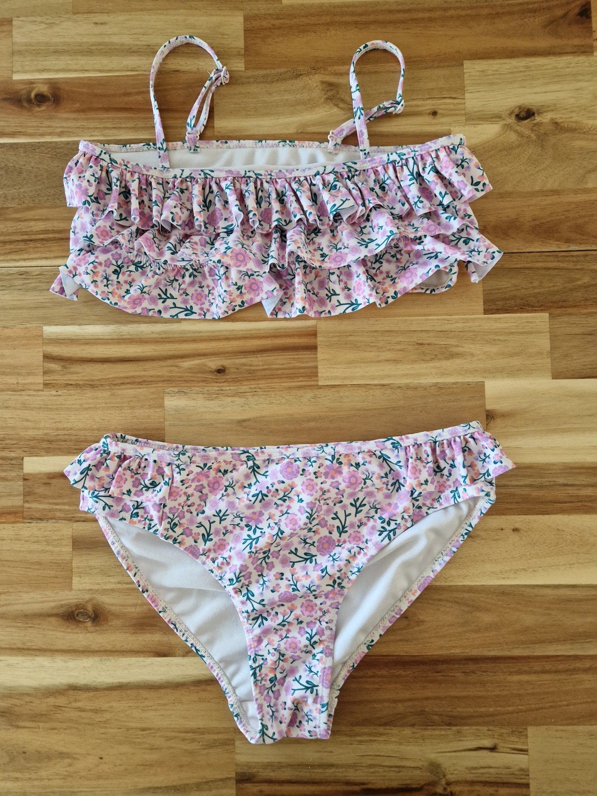 Nieuwe Hema meisjes bikini - top 146/152, broekje 158/164, Kinderen en Baby's, Kinderkleding | Kinder-zwemkleding, Bikiniset, Meisje