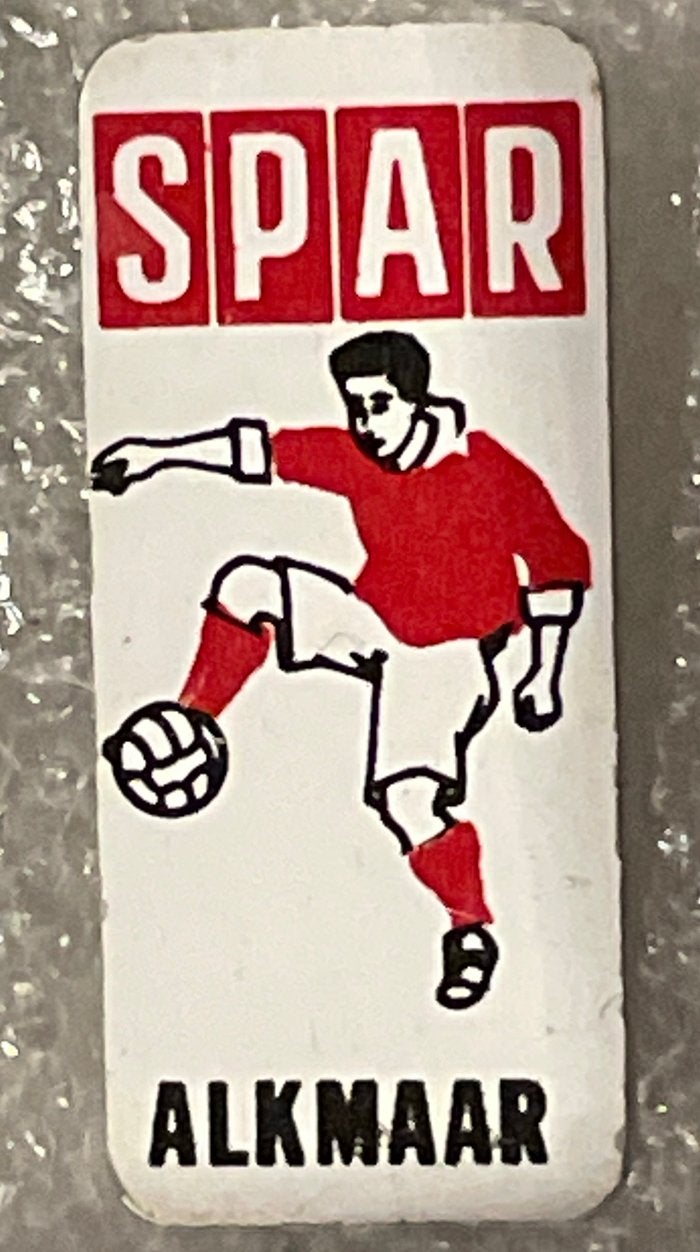 Vintage SPAR Alkmaar Voetbal Beeldje, Ophalen of Verzenden, Gebruikt, Overige binnenlandse clubs, Beeldje of Poppetje