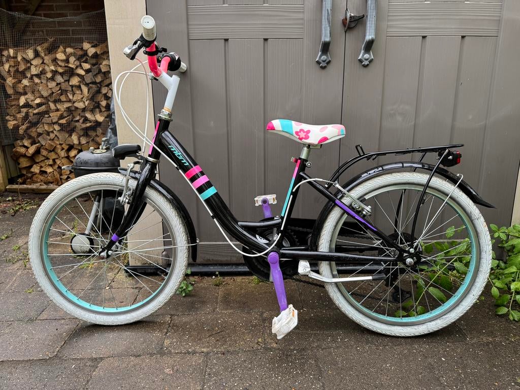 20 inch fiets meisje MBM Fleur 6 versnellingen, Ophalen, Gebruikt, Velgrem, Versnellingen