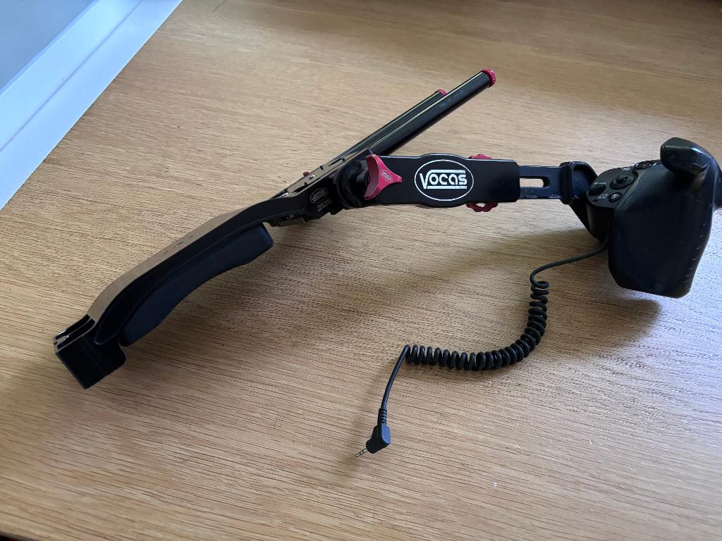 Vocas  base plate met arm en grip, Ophalen of Verzenden, Gebruikt, Video