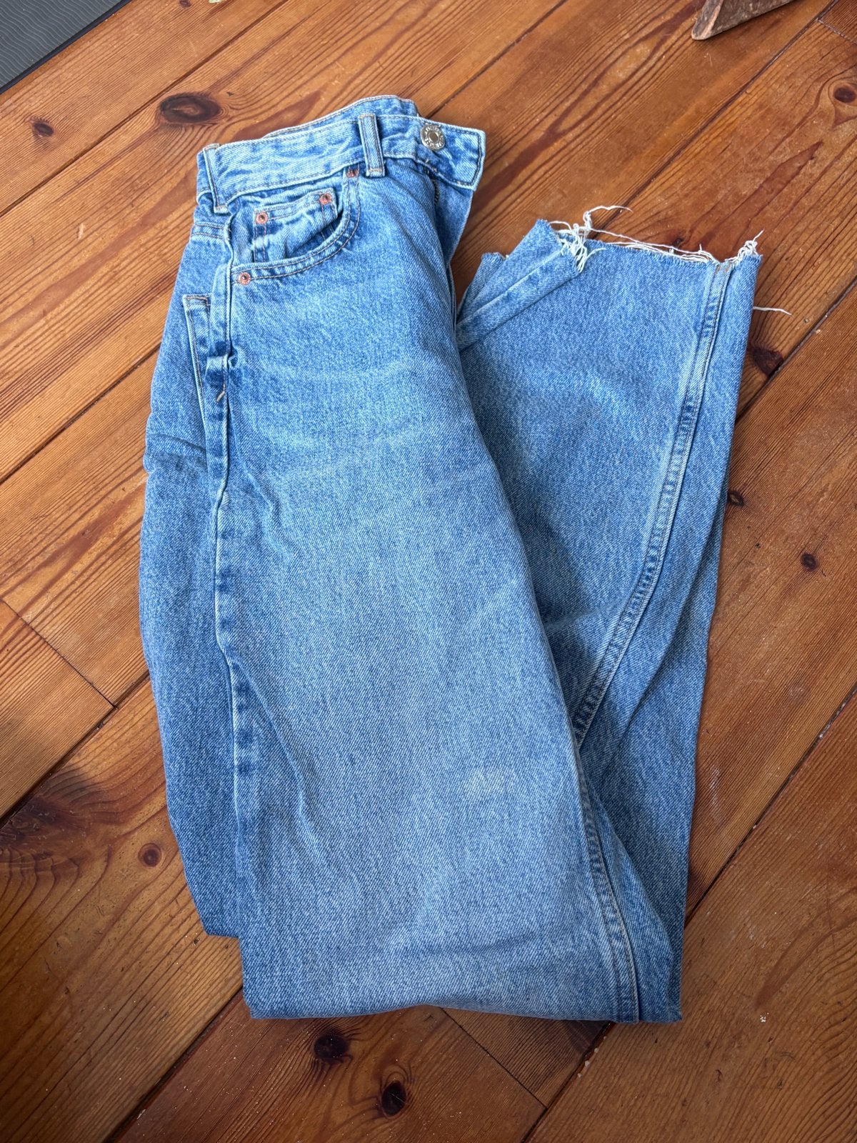 Pull&Bear jeans, valt als maat XS, Ophalen of Verzenden, Gedragen, Blauw, W27 (confectie 34) of kleiner