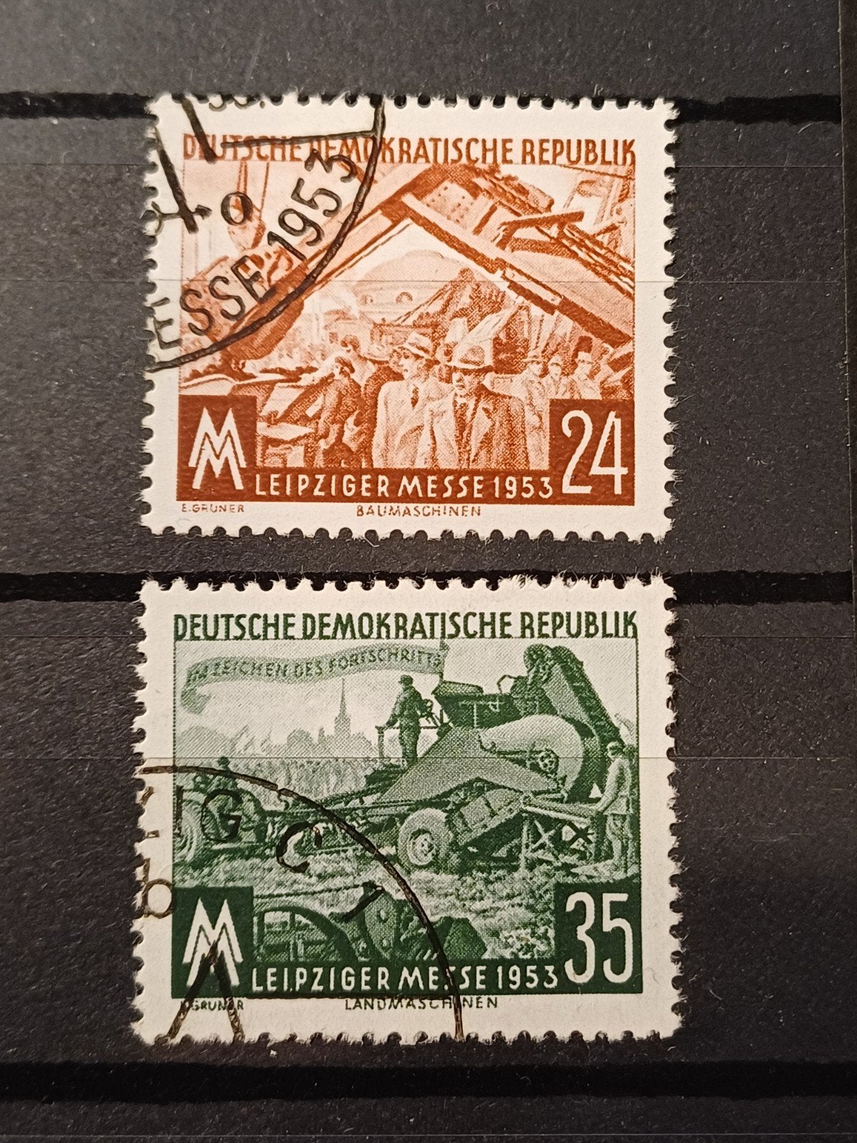 DDR 380-381 gestempeld, Ophalen of Verzenden, DDR, Gestempeld