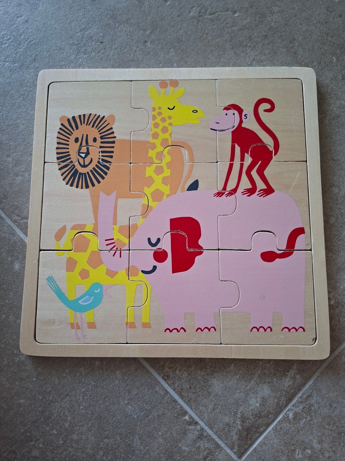 Houten legpuzzel Hena, Ophalen, 2 tot 4 jaar, Gebruikt, Van hout