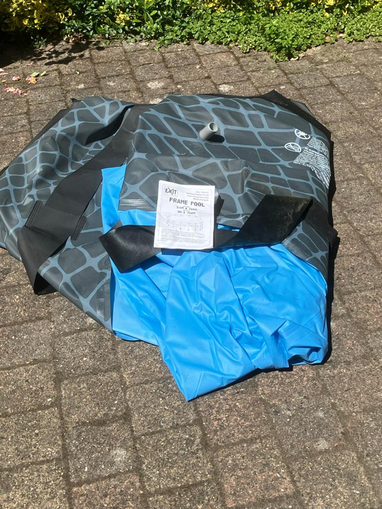 Zwembad compleet met accessoires en verwarming, Ophalen, Gebruikt, Minder dan 80 cm, Rond