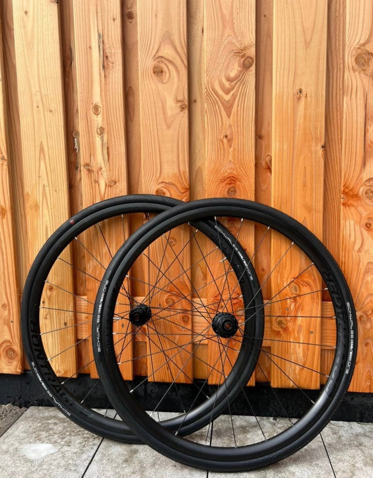 Bontrager wielset - nieuwe banden! (Affinity TLR), Zo goed als nieuw, Aluminium, Racefiets, Ophalen