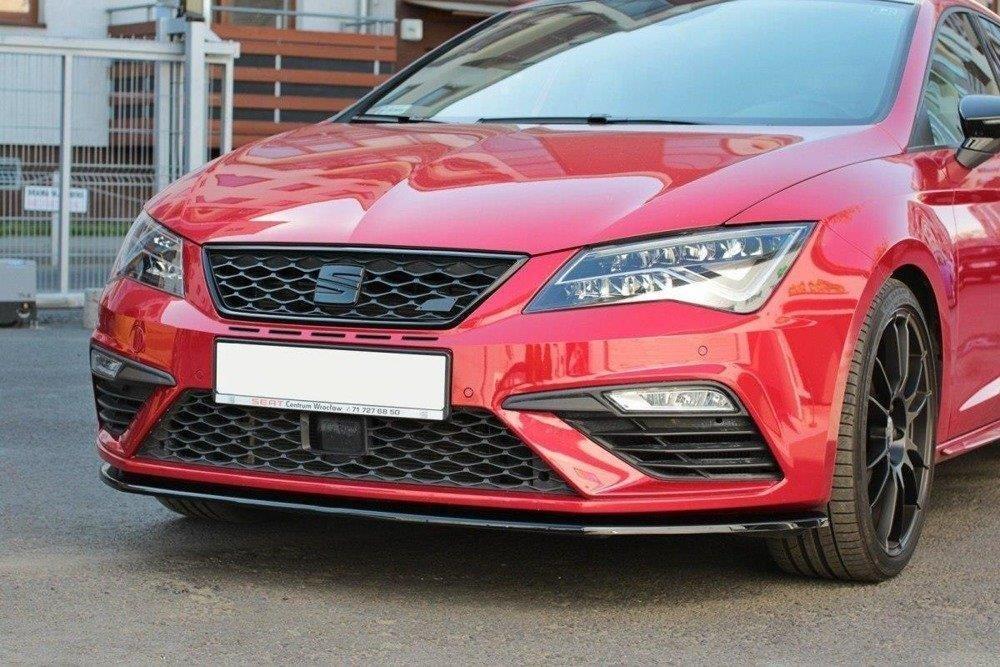 Maxton Spoiler Voorspoiler Splitter Voor Seat Leon Cupra / F, Auto diversen, Verzenden, Automotive Parts, A.parts@hotmail.nl, Trasmolenlaan 12 3447 GZ Woerden