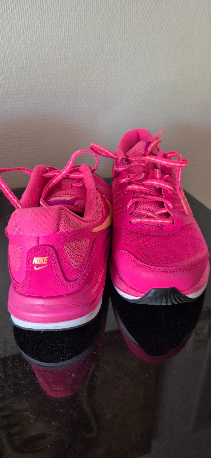 Roze Nike Dual Fusion sportschoenen, maat 38, Sportschoenen, Nike, Ophalen of Verzenden, Zo goed als nieuw