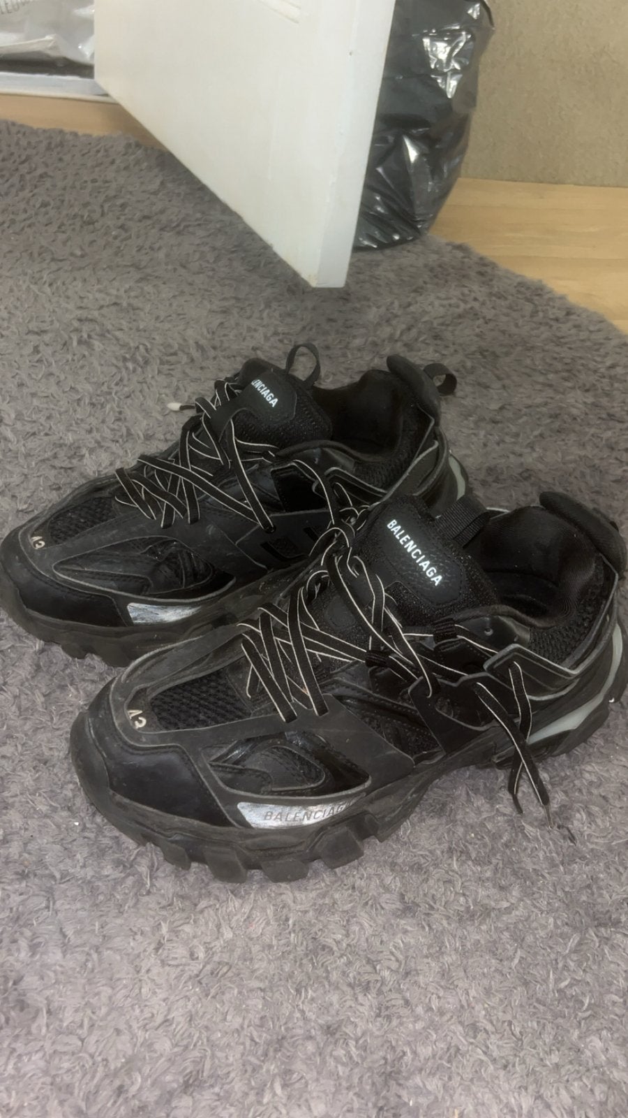 Balenciaga Track Sneakers Zwart - Maat 43, Ophalen of Verzenden, Gedragen, Zwart, Sneakers of Gympen