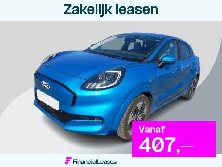 Ford Puma Gen-E Premium 44 kWh 168pk | Driver Assistance Pac, Blauw, Leder en Stof, 44 kWh, Origineel Nederlands