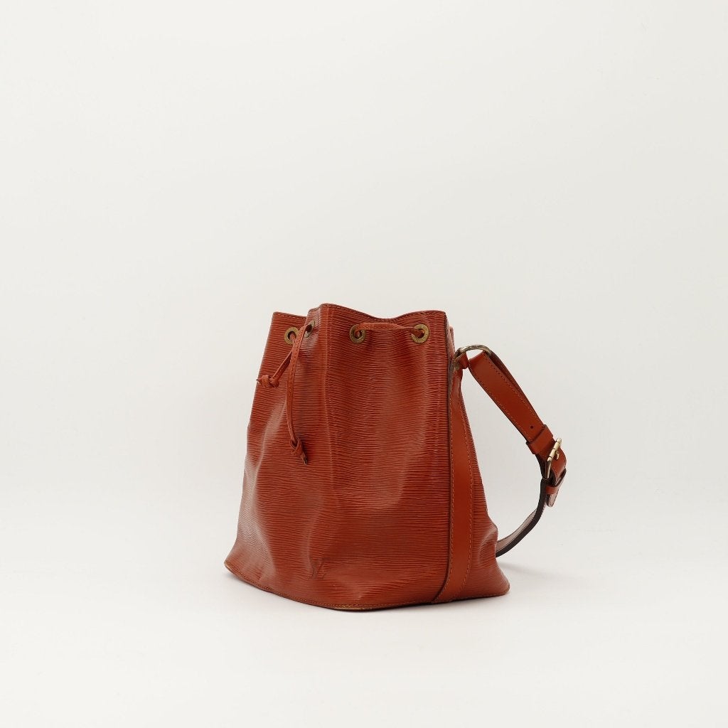 Louis Vuitton Petit Noé in bruin Épi handtas, Verzenden, Gebruikt, Bruin, Handtas