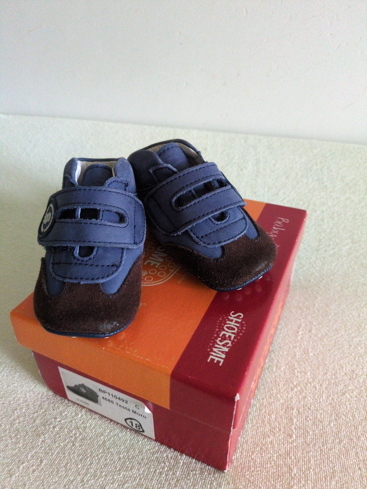 Shoesme baby schoentjes maat 18, Kinderen en Baby's, Babykleding | Schoentjes en Sokjes, Schoentjes, Jongetje of Meisje, Ophalen of Verzenden