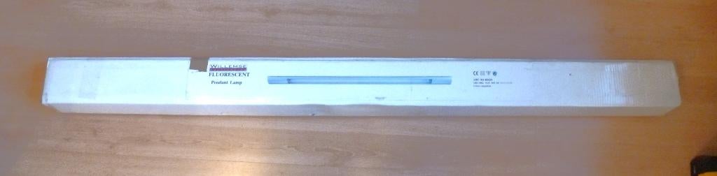 tl hanglamp met aluminium behuizing, Nieuw!, Nieuw, Ophalen of Verzenden, Metaal, Modern