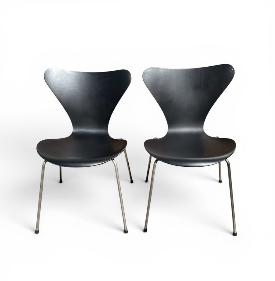 113. Vlinderstoelen Arne Jacobsen, Fritz Hansen model 3107, Ophalen