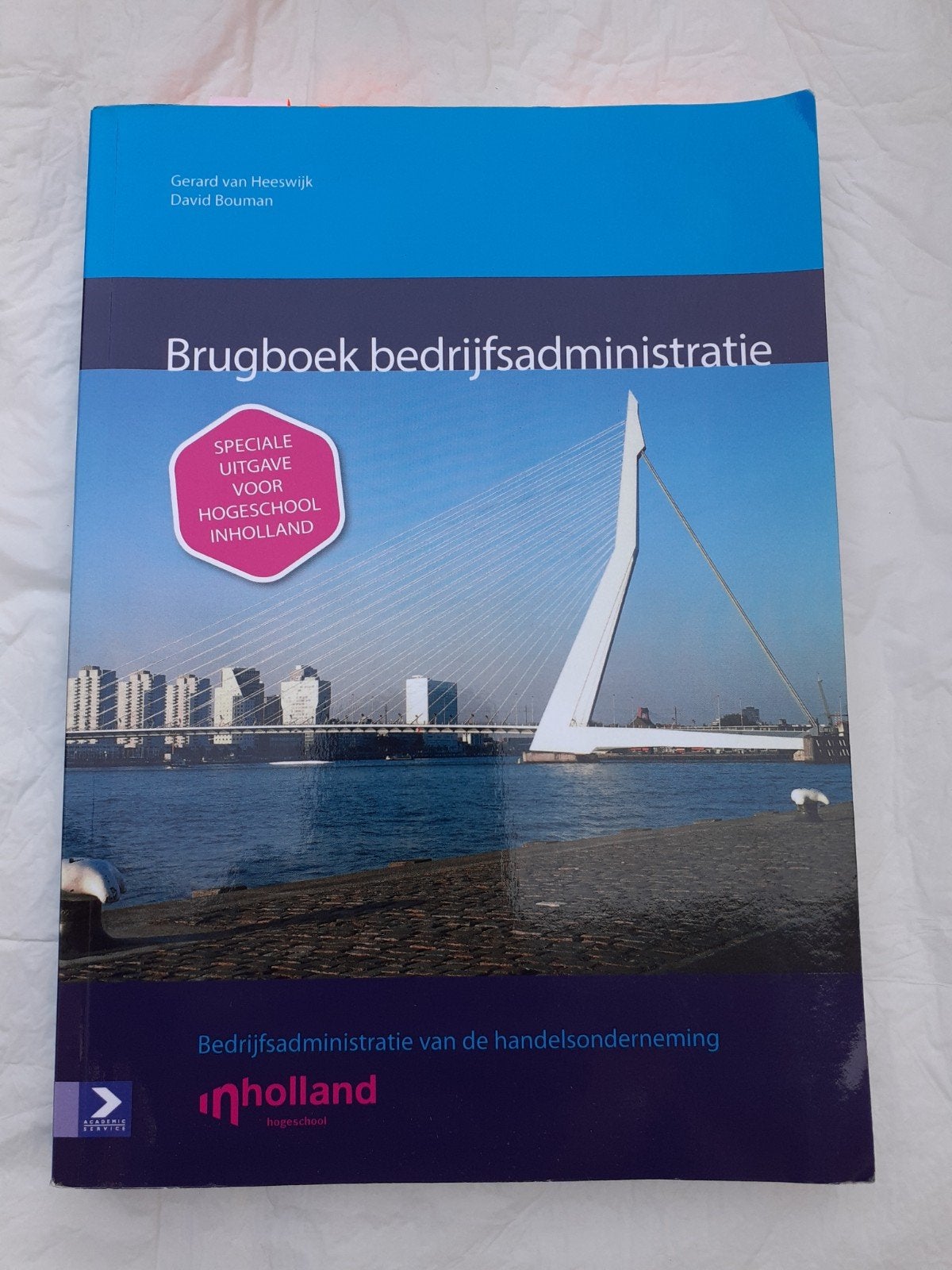 Brugboek Bedrijfsadministratie Hogeschool Inholland, Boeken, Gerard van Heeswijk, David Bouman, Zo goed als nieuw, Gamma, HBO