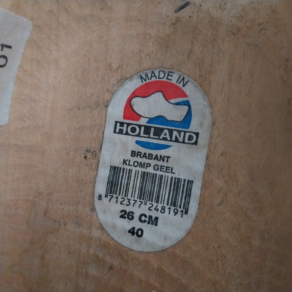 NIEUWE Zwarte Hollandse Klompen - Maat 40, Ophalen, Zwart, Brabant Klomp Geel, Nieuw
