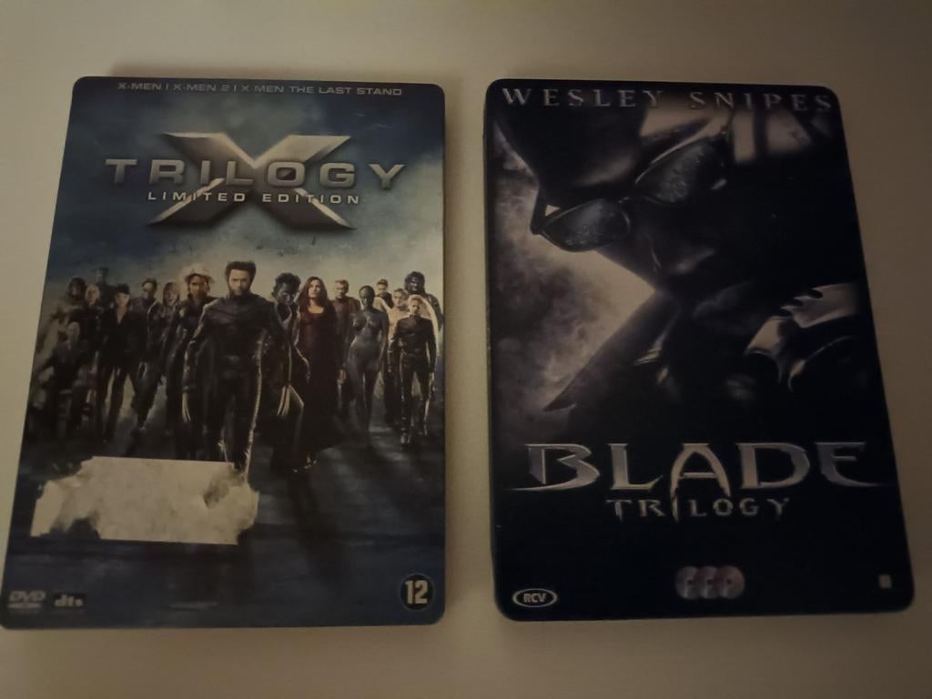 Dvd metal case X-Men trilogy en Blade trilogy, Cd's en Dvd's, Vanaf 16 jaar, Ophalen of Verzenden, Zo goed als nieuw