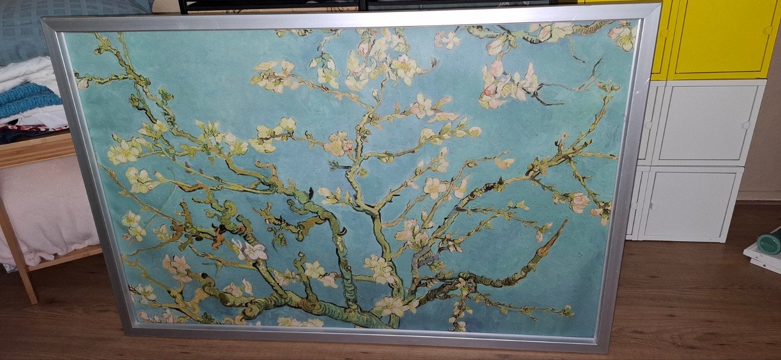 Vincent van gogh bloesem print 118 cm bij 78 cm, Ophalen, Print
