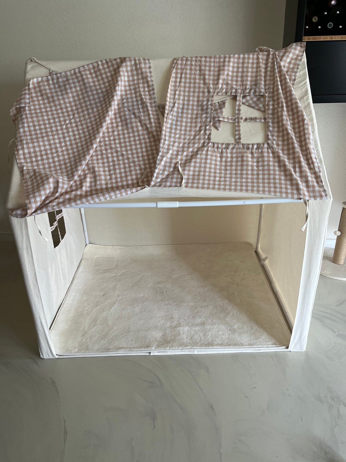Speelhuisje voor kinderen - 123x98x125cm, Ophalen, Gebruikt, Overige materialen