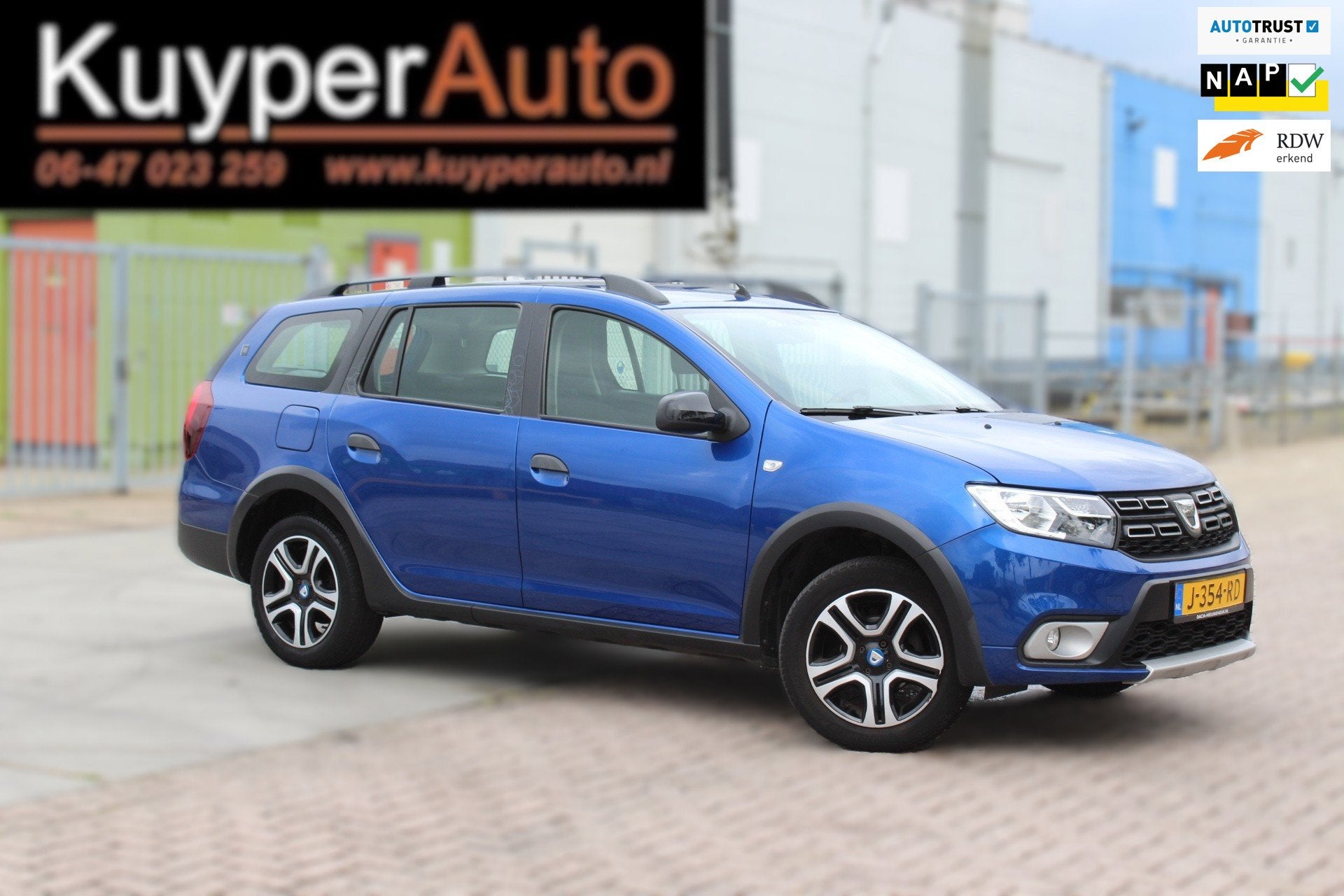 Dacia Logan MCV 1.0 TCe Bi-Fuel Stepway Serie Limitee 15th A, Auto's, Voorwielaandrijving, 101 pk, Euro 6, Blauw