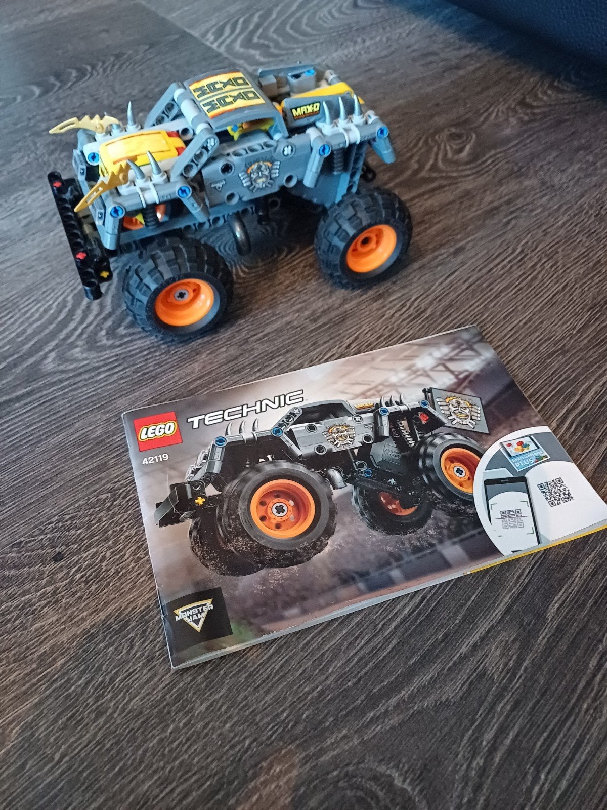 Lego Technic Monster Jam Max-D 42119, Gebruikt, Lego, Ophalen of Verzenden, Complete set