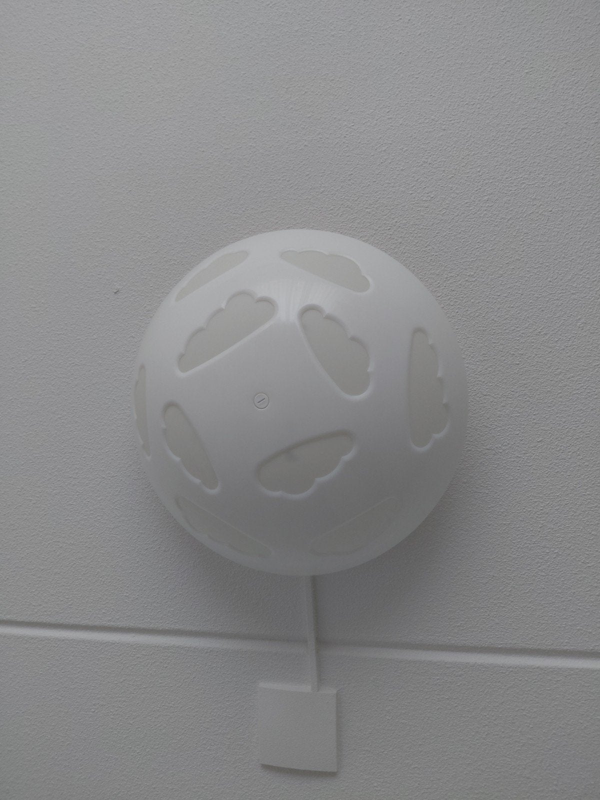 IKEA Skojig Plafondlamp - Wolken design (46 cm), Huis en Inrichting, Lampen | Plafondlampen, Ophalen of Verzenden, Gebruikt, Kunststof