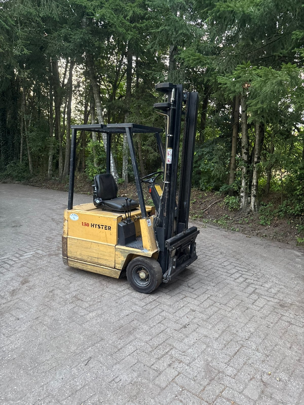 Hyster heftruck 1.50 elektrische, Zakelijke goederen, Machines en Bouw | Heftrucks en Intern transport, 1000 tot 2000 kg, Ophalen