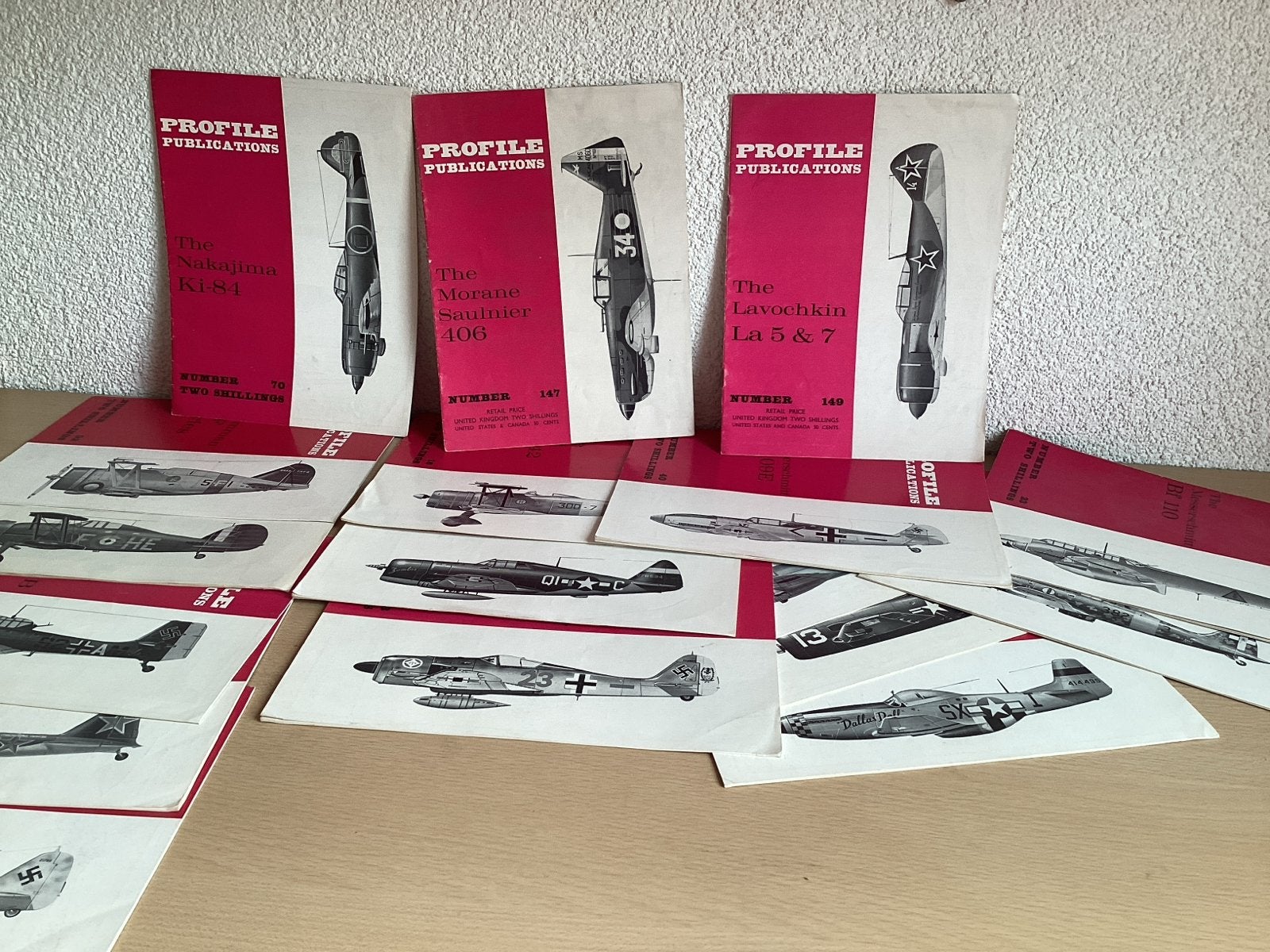 Profile Publications Vliegtuigen (diverse nummers), Ophalen of Verzenden, Gelezen, Overige typen