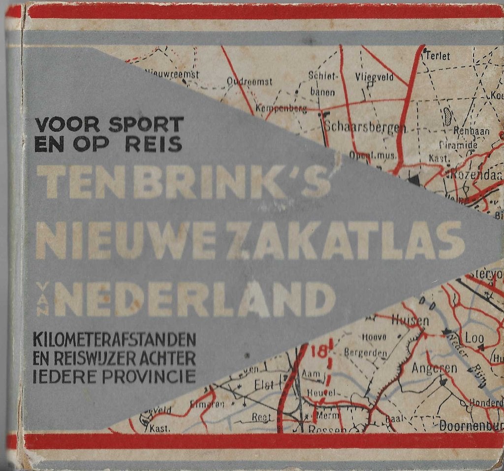 Ten Brink's Nieuwe zakatlasje Nederland Voor sport & op 1942, Boeken, Gelezen, Overige atlassen, Ophalen of Verzenden, 1800 tot 2000