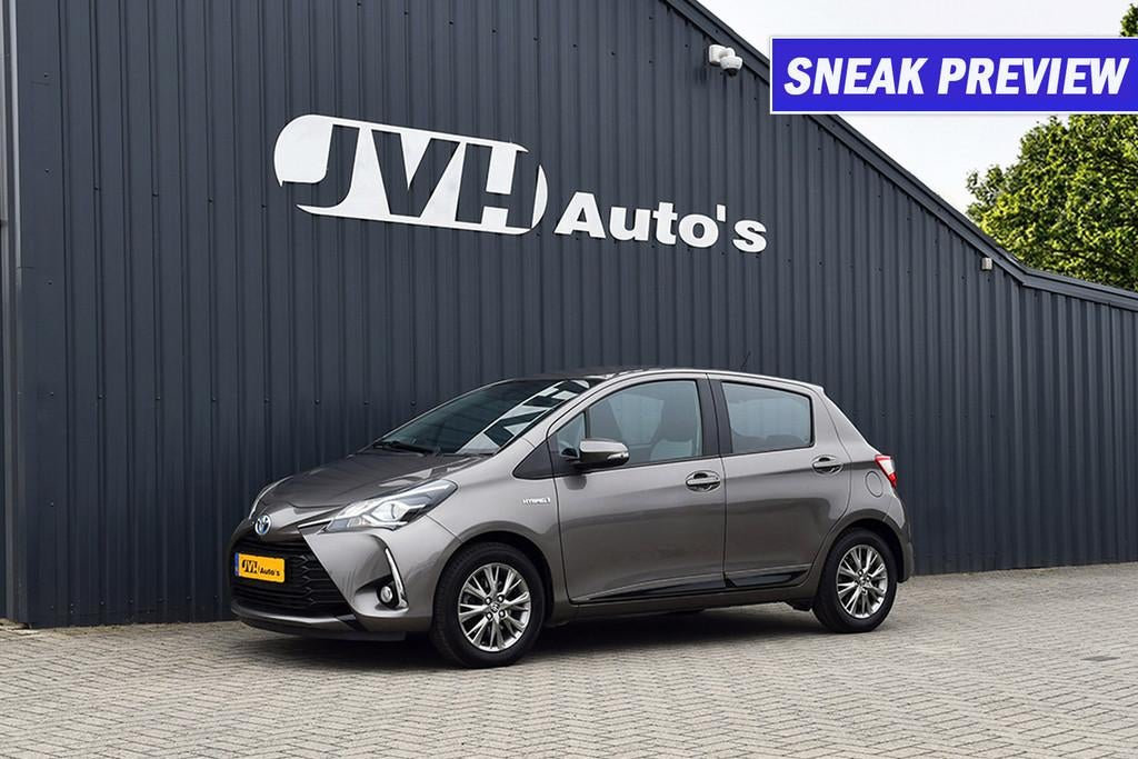 Toyota Yaris 1.5 Hybrid AUT 06-2017 | ECC | Cruise | Lane |, Gebruikt, 4 cilinders, Met garantie (alle), Bedrijf