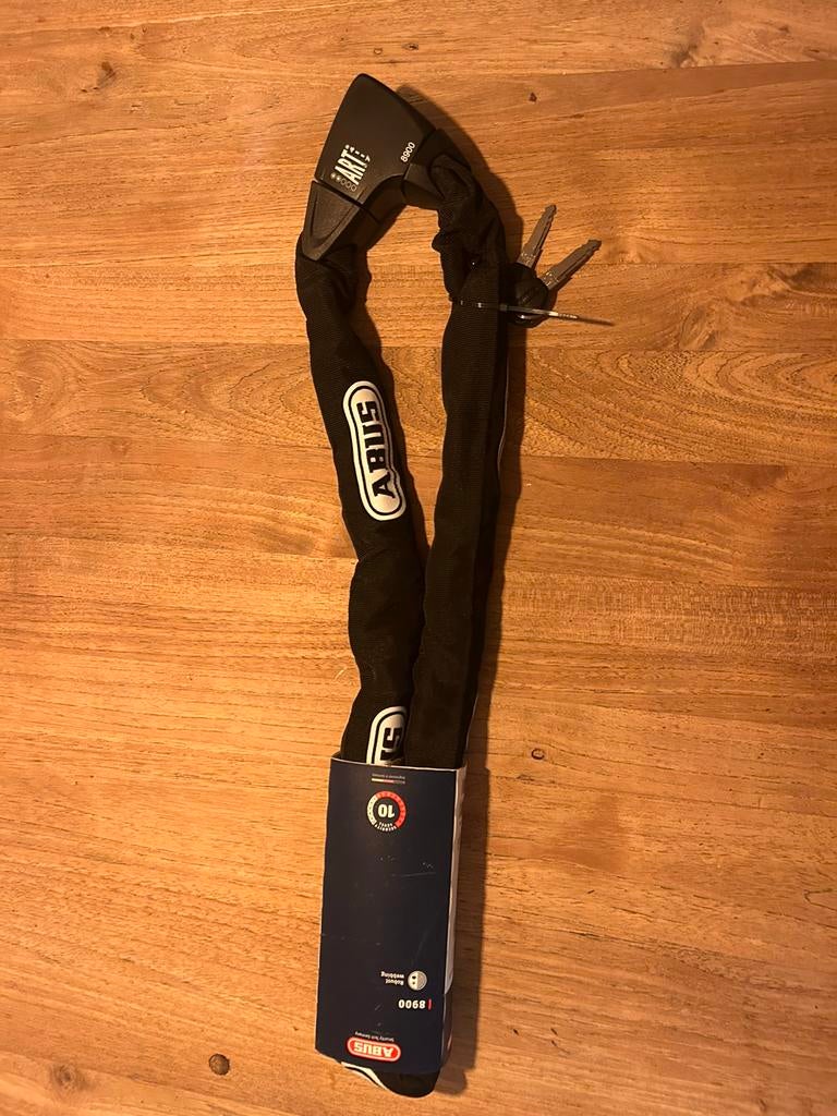 Abus 8900 ART 2 kettingslot 110cm nieuw, Ophalen of Verzenden, Nieuw, Kettingslot