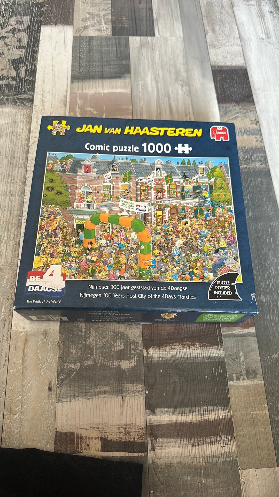 Jan van Haasteren 1000 stukjes, Ophalen of Verzenden, 500 t/m 1500 stukjes, Zo goed als nieuw