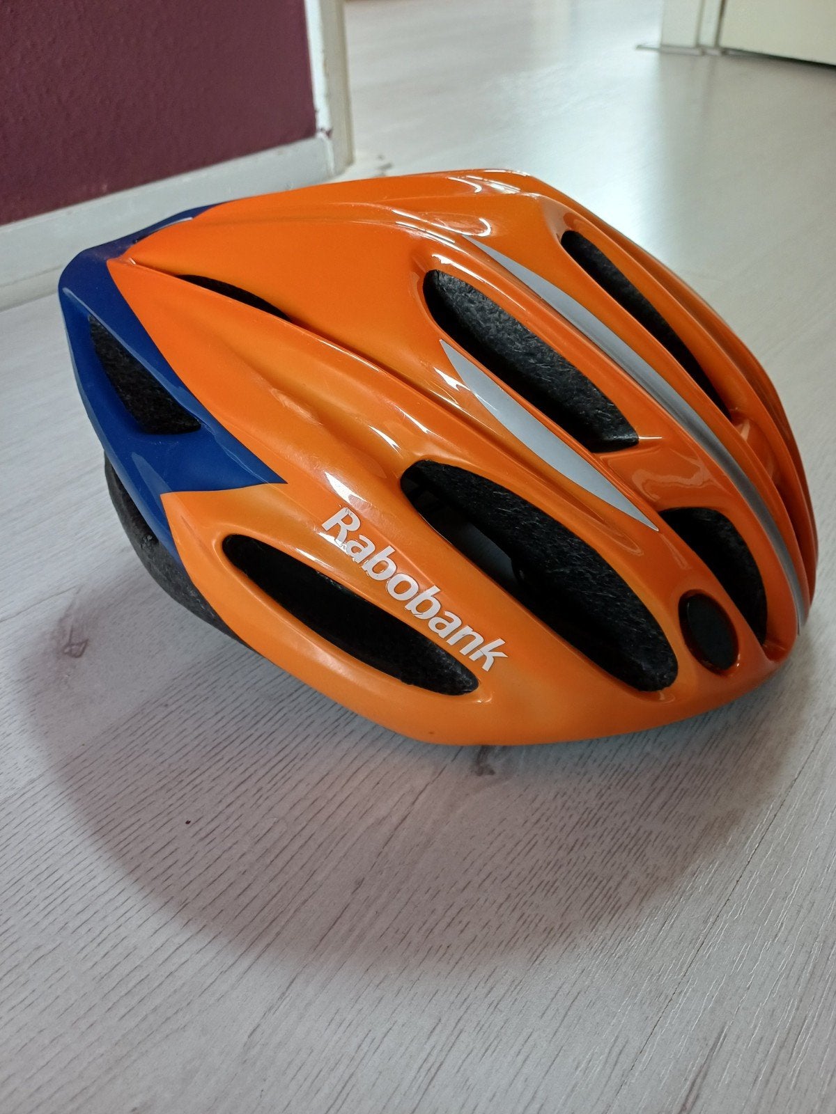 AGU Rabobank helm racefiets, Gebruikt, Ophalen of Verzenden, L, Heer of Dame