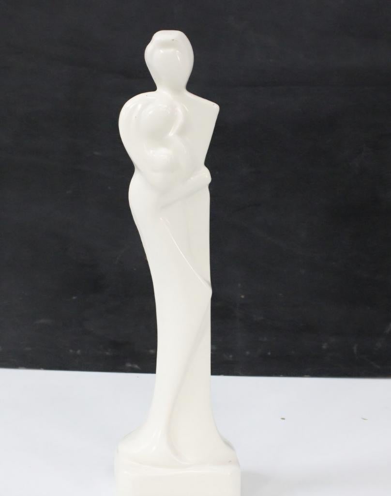 Geglazuurd aardewerk Madonna met kind, René Daemen 1935, Antiek en Kunst, Ophalen of Verzenden