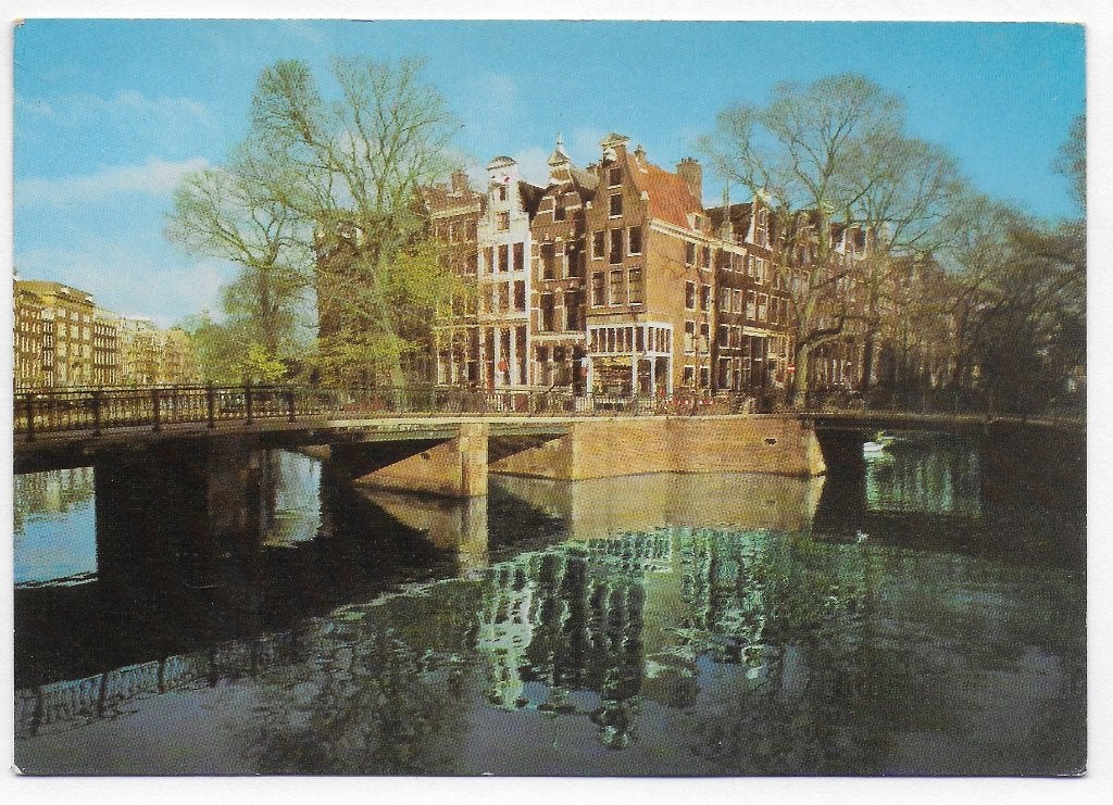 Amsterdam Keizersgracht gelopen Ansichtkaart (B2795 ), Ophalen of Verzenden, 1960 tot 1980, Gelopen, Noord-Holland