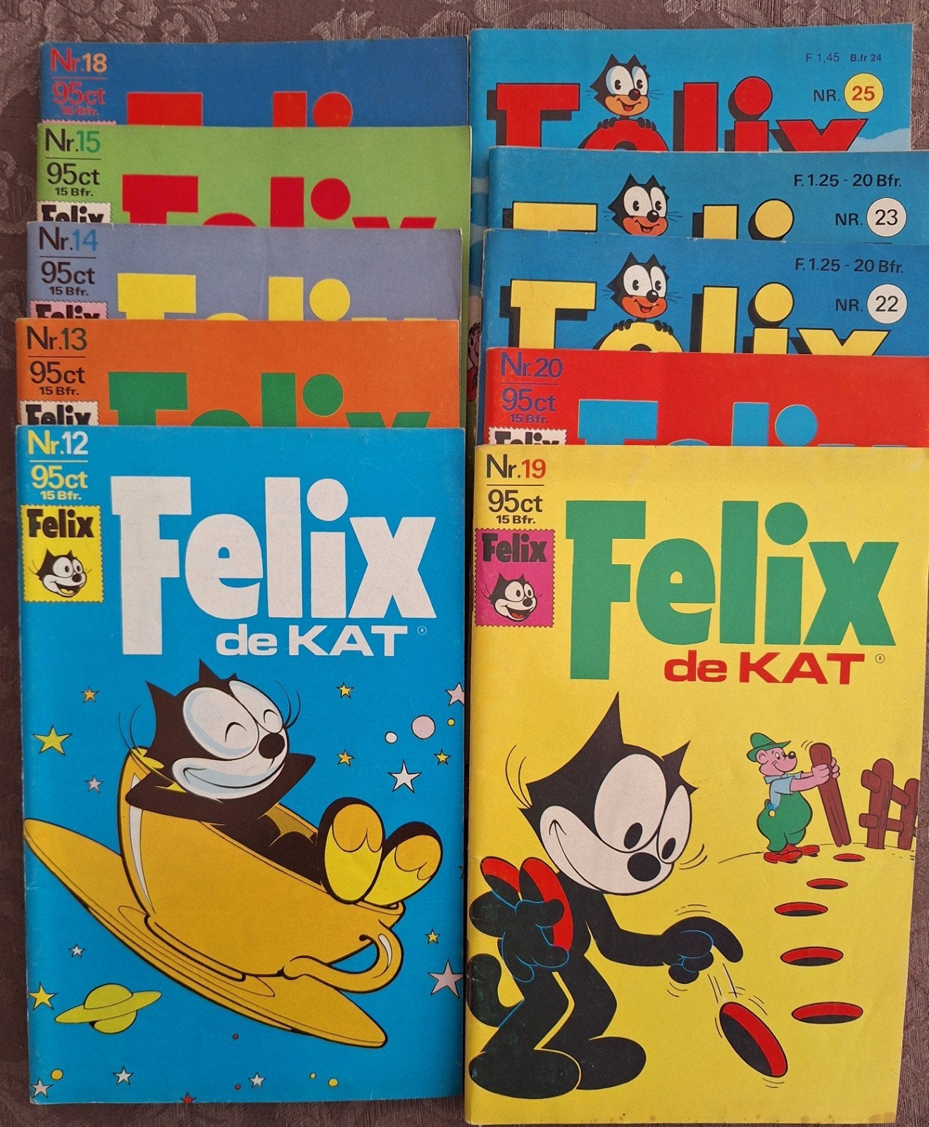 Felix de Kat - strips, Meerdere stripboeken, Ophalen of Verzenden, Gelezen
