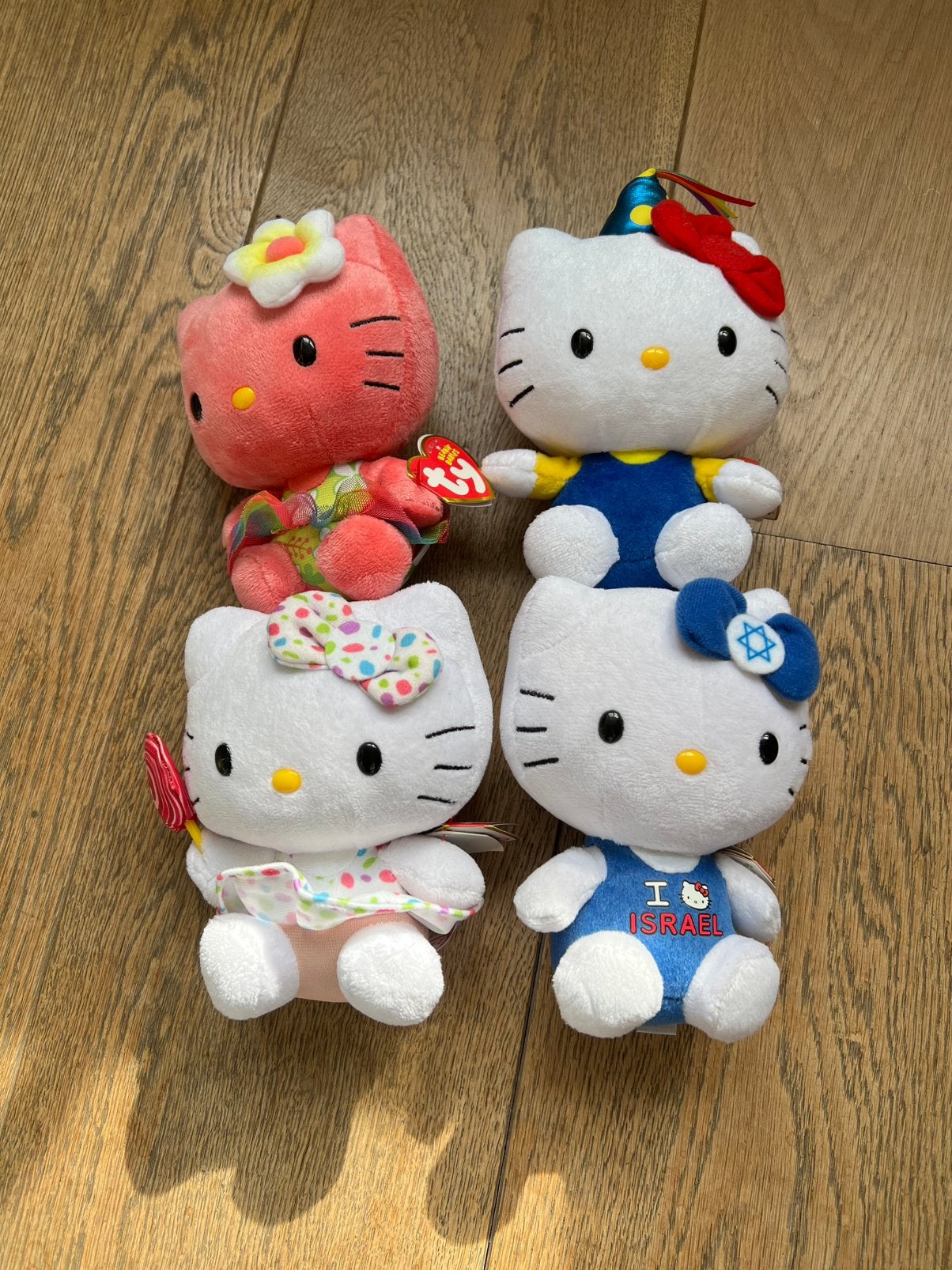 Hello Kitty knuffels van Ty Beanie Babies Sanrio, Ophalen of Verzenden, Zo goed als nieuw, Kat, Ty