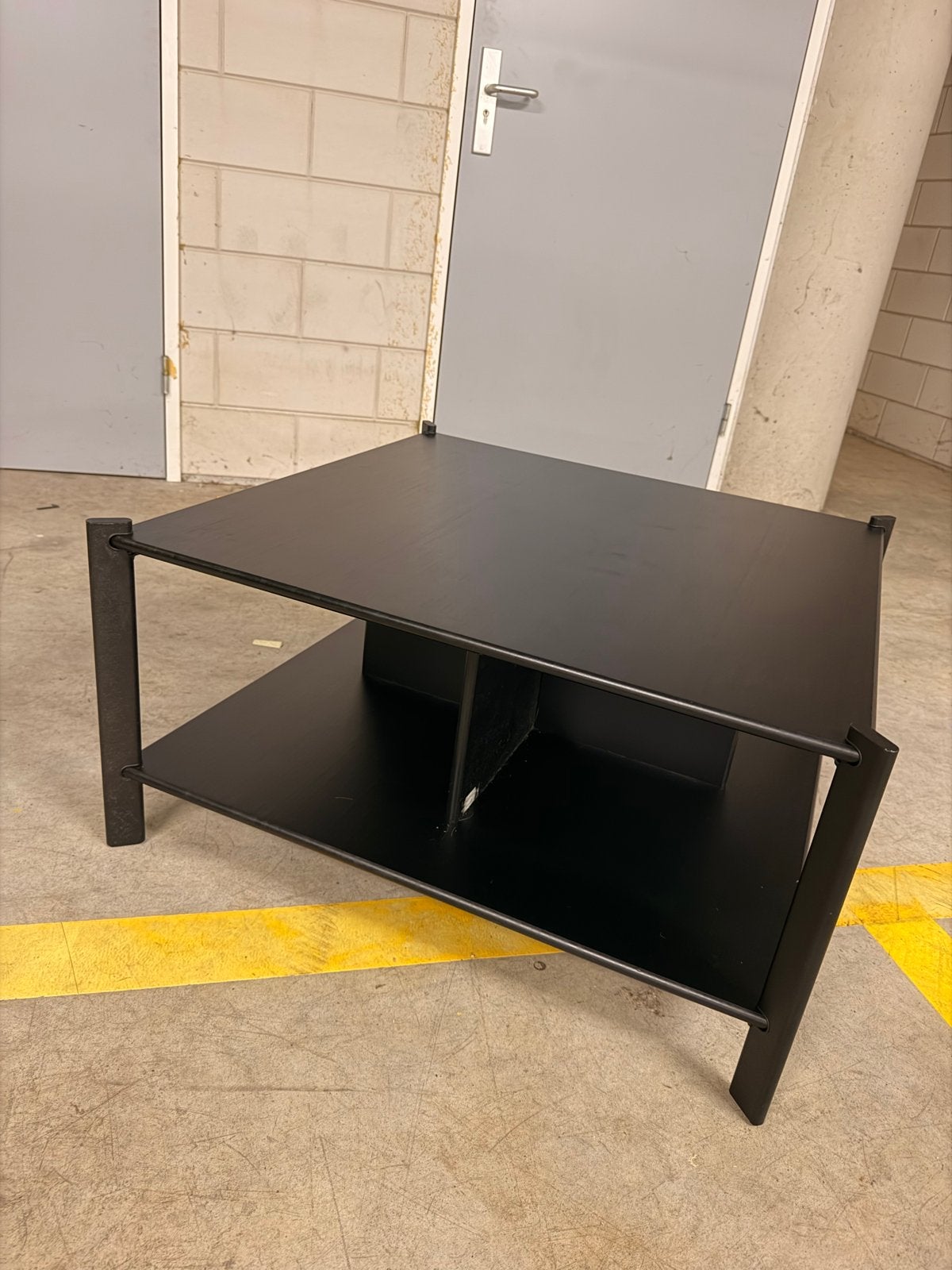 IKEA salon tafel 80x80 cm - Zwart, Ophalen, Gebruikt, Vierkant, 50 tot 100 cm