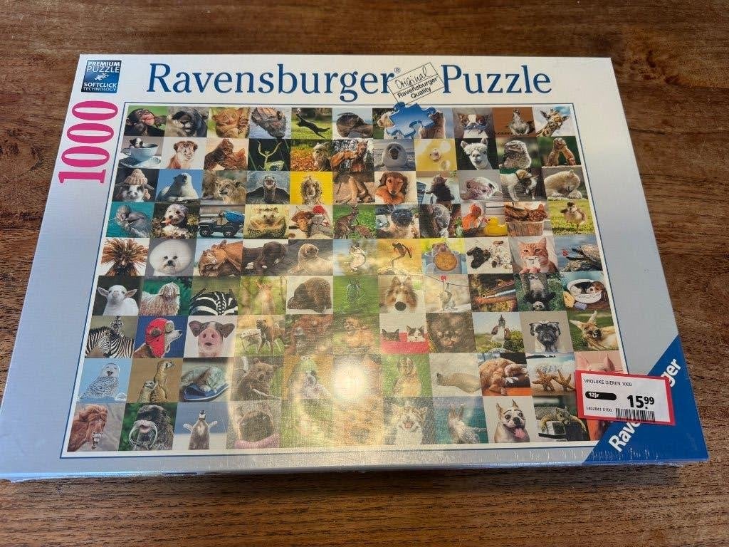 Ravensburger Legpuzzels en 1 “was gij” legpuzzel, Hobby en Vrije tijd, Ophalen of Verzenden, 500 t/m 1500 stukjes, Zo goed als nieuw