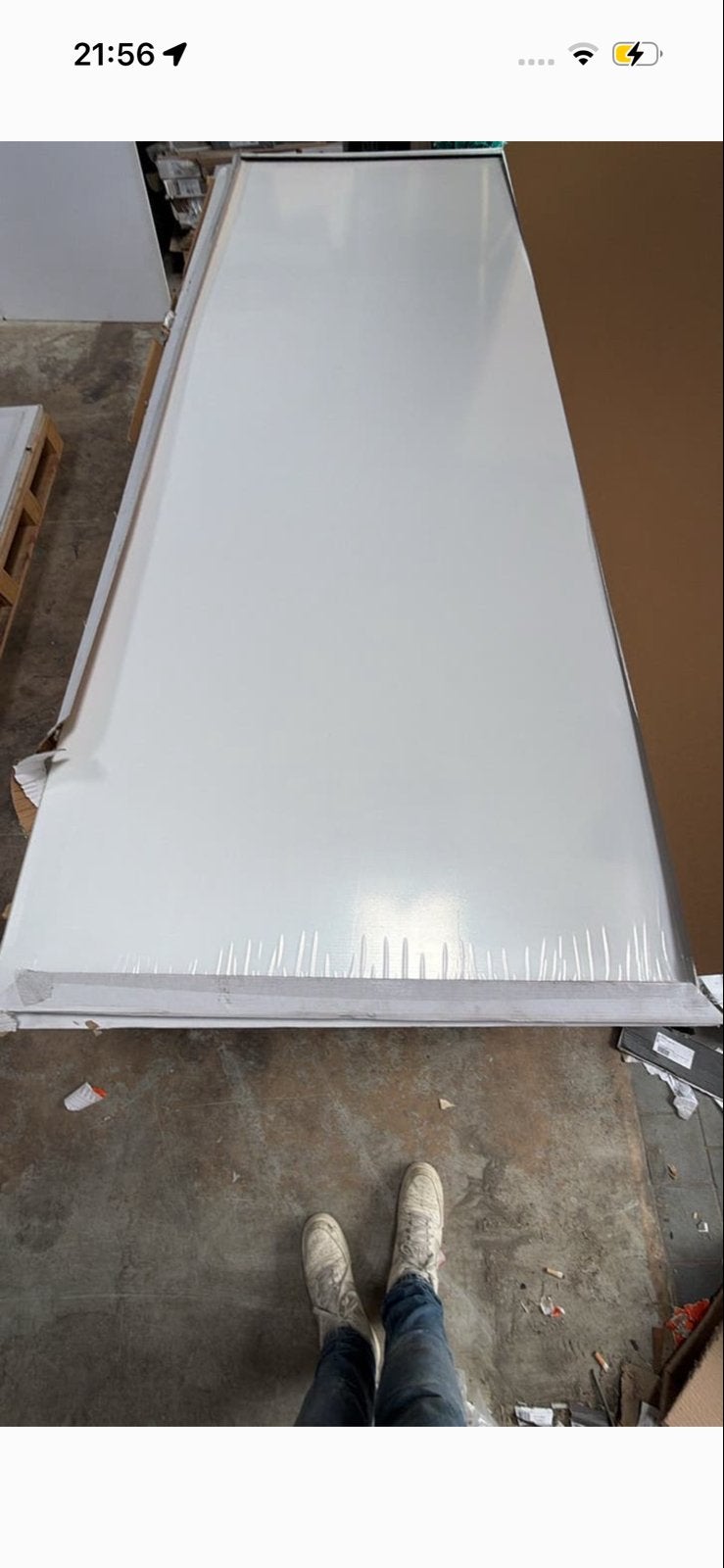 13x PVC Wandpaneel Wit Mat 90x260cm - 5mm Dik, Ophalen, Nieuw, Overige materialen, Minder dan 20 mm