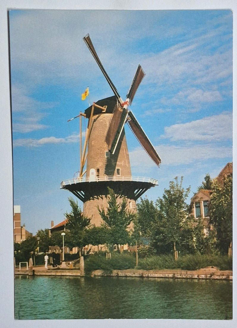 Gouda ( Z.H. ) Korenmolen De Roode Leeuw, Verzenden, 1980 tot heden, Ongelopen, Zuid-Holland