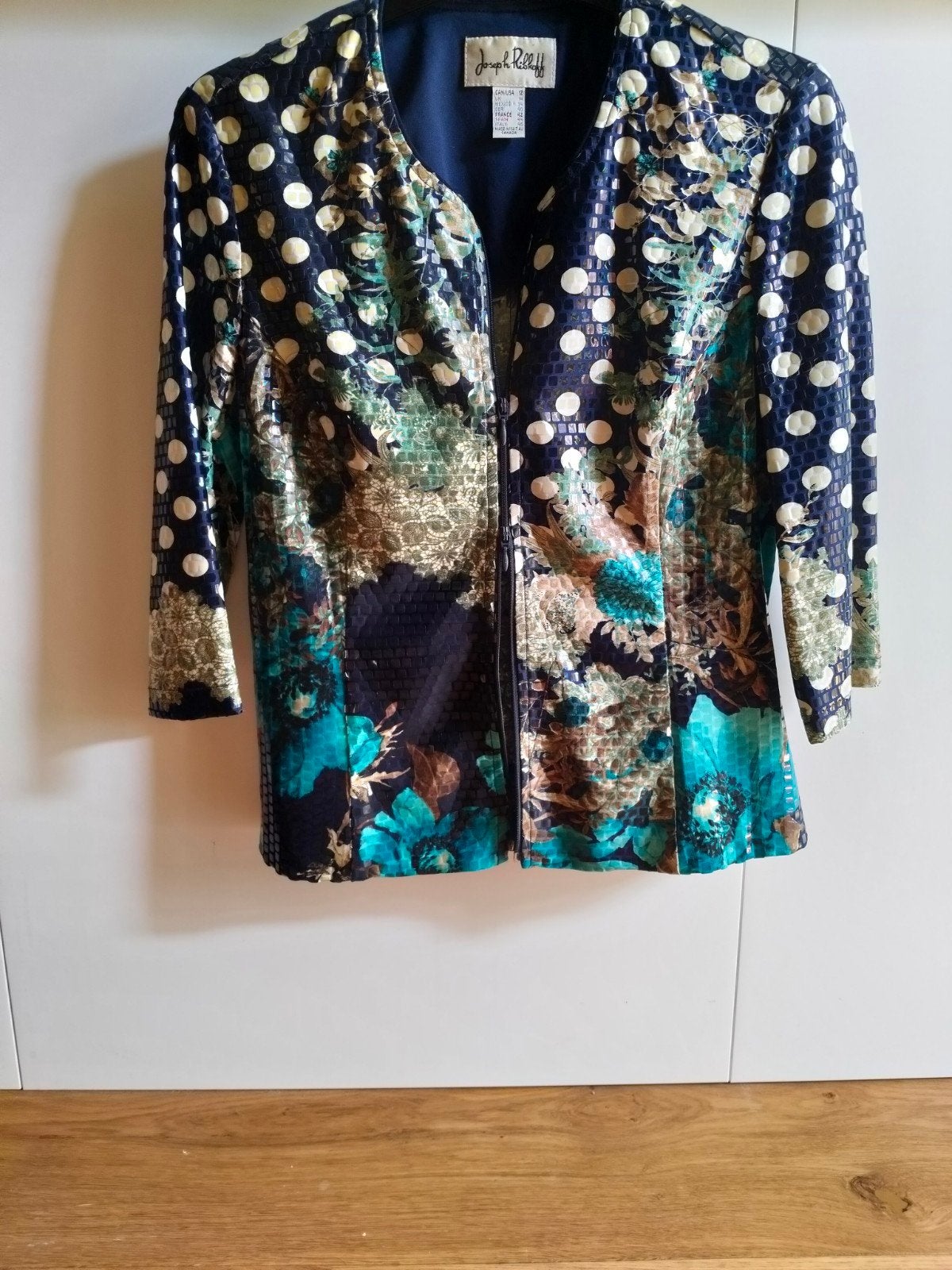 Joseph Ribkoff Jasje - Maat 38/40 (M/L), Kleding | Dames, Maat 38/40 (M), Blauw, Joseph Ribkoff, Ophalen of Verzenden