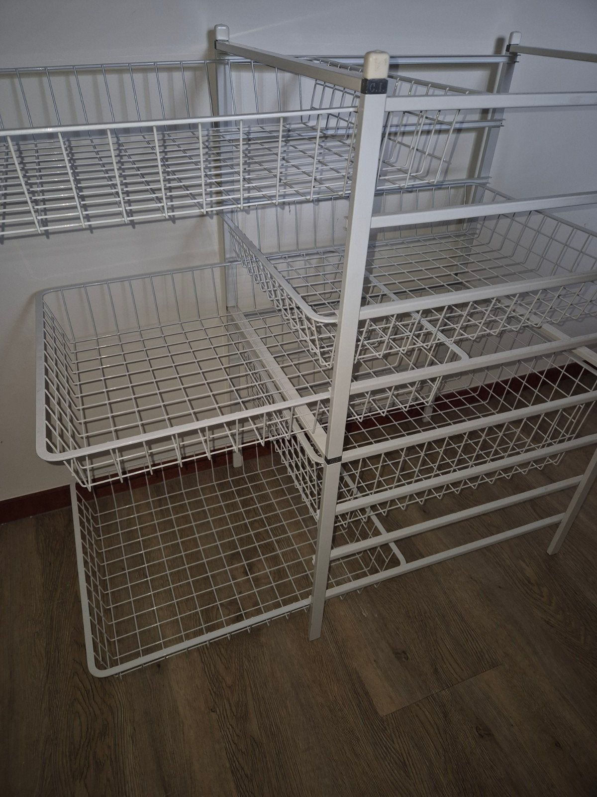 Praktische opbergkast met 5 draadmanden, Huis en Inrichting, Ophalen, Gebruikt
