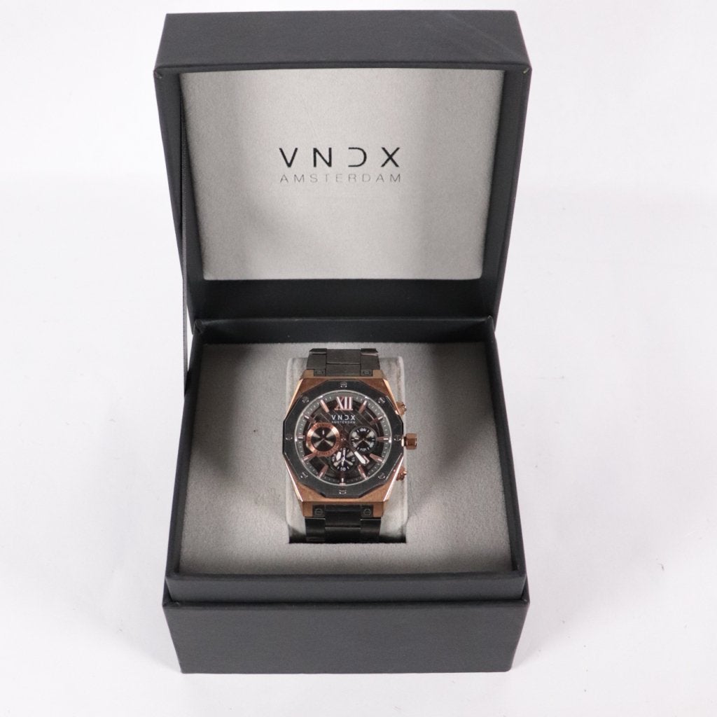 VNDX Amsterdam Heren Horloge - ZGAN, Flex Ltd., Zo goed als nieuw, https://flex.com/contact-us, Nobelstraat 10, 5807 GA Oostrum LB, Limburg, Nederland