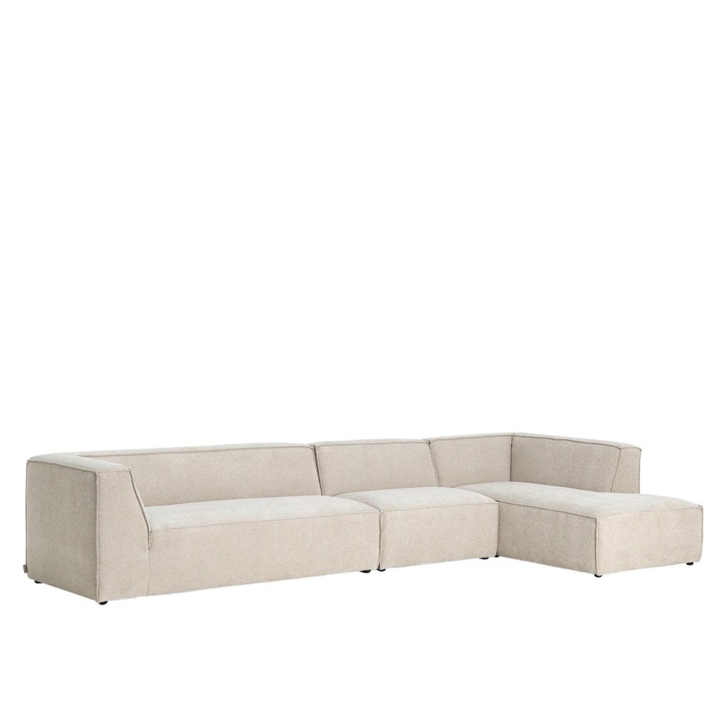 Nieuw! NOUS Living hoekbank rechts Newton, Ophalen, Zo goed als nieuw, Stof