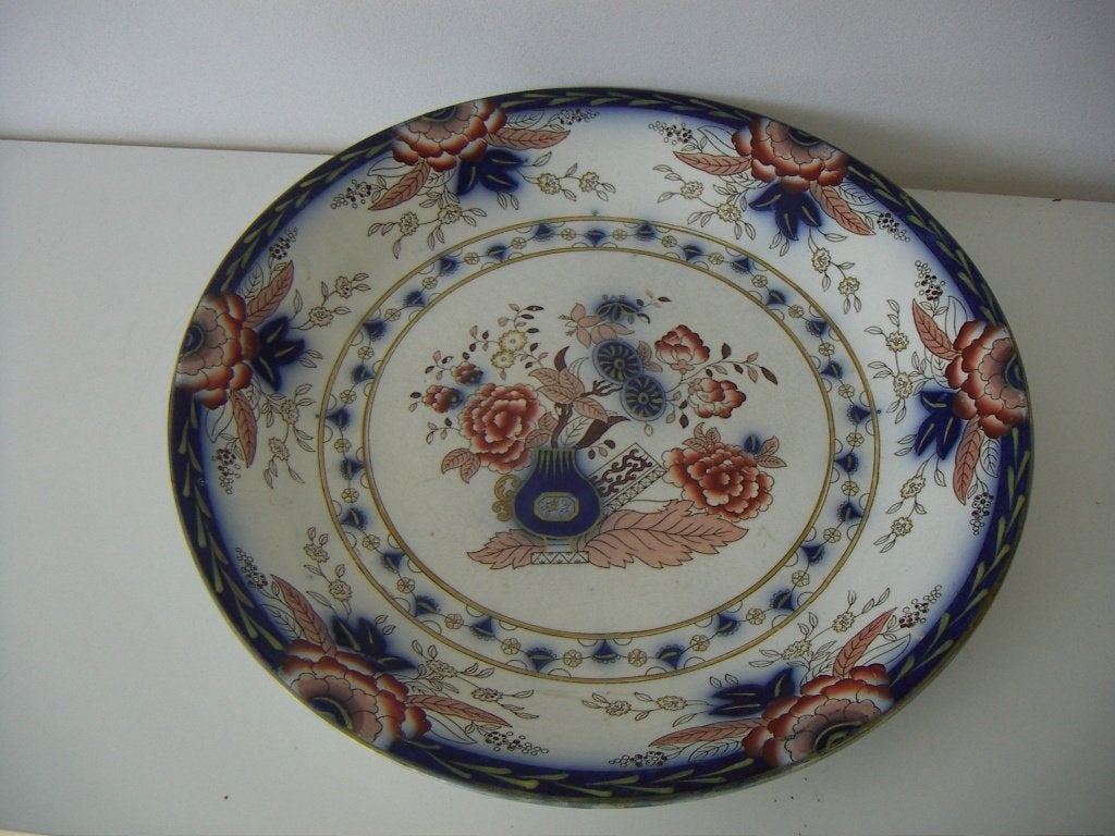 Petrus Regout Maastricht schotel jr.1860-1880. Dec. Persian., Ophalen of Verzenden