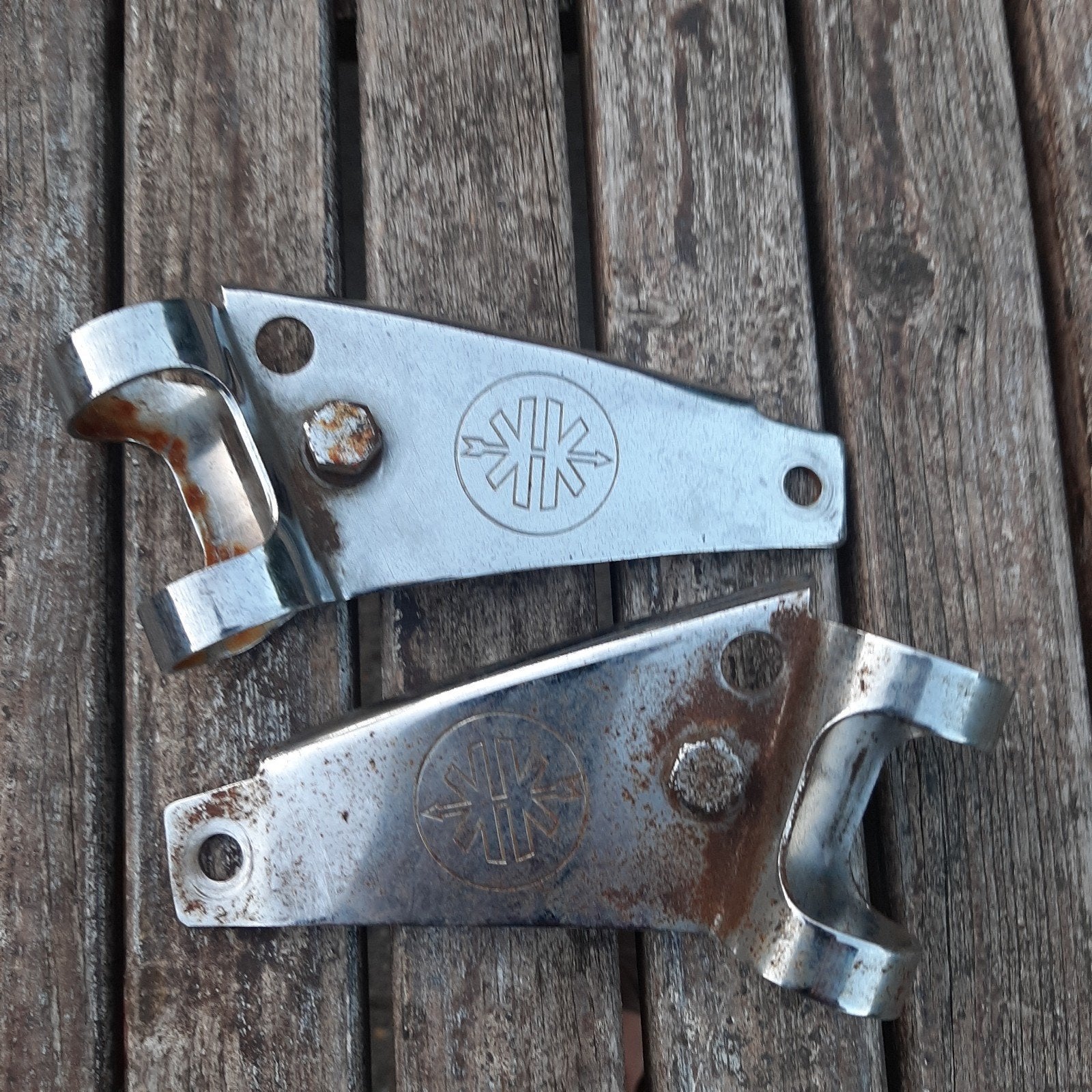 set originele koplamp  beugels., Fietsen en Brommers, Ophalen of Verzenden, Koplamp