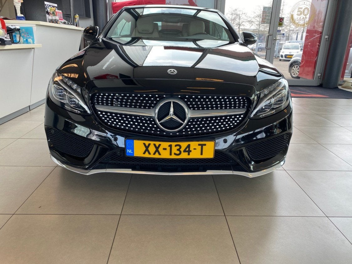 Mercedes-Benz C-Klasse Cabrio 180 Premium,AMG LineAutomaat,N, Auto's, 12 maanden, Achterwielaandrijving, 4 stoelen, Zwart