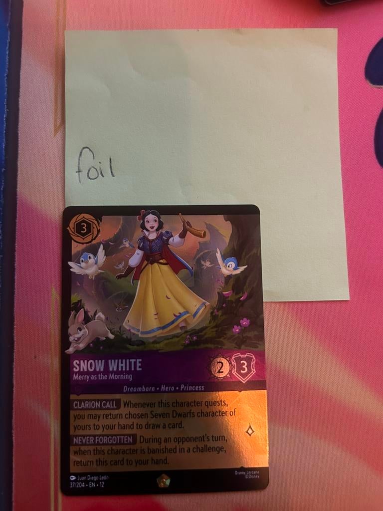 Snow white merry as the morning foil, Ophalen of Verzenden, Nieuw, Foil