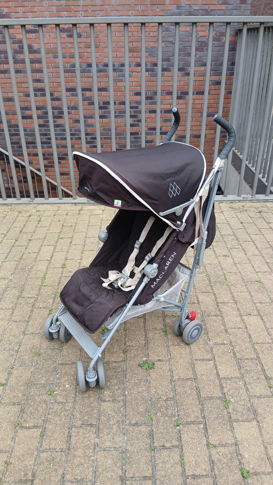Maclaren buggy met regenhoes, Ophalen, Gebruikt, Maclaren, Verstelbare rugleuning