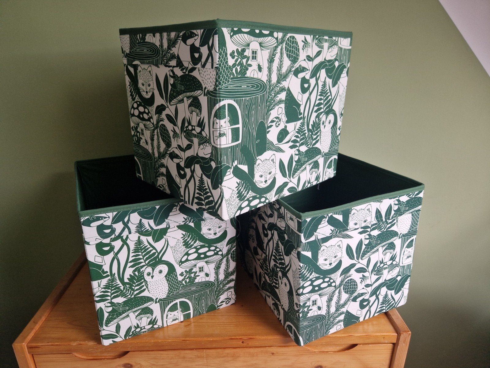 Bakken Ikea met leuke print, Ophalen, 50 tot 100 cm, Zo goed als nieuw, Minder dan 100 cm